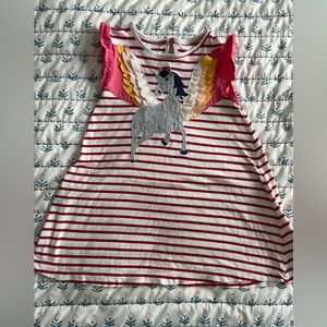Mini Boden unicorn dress.